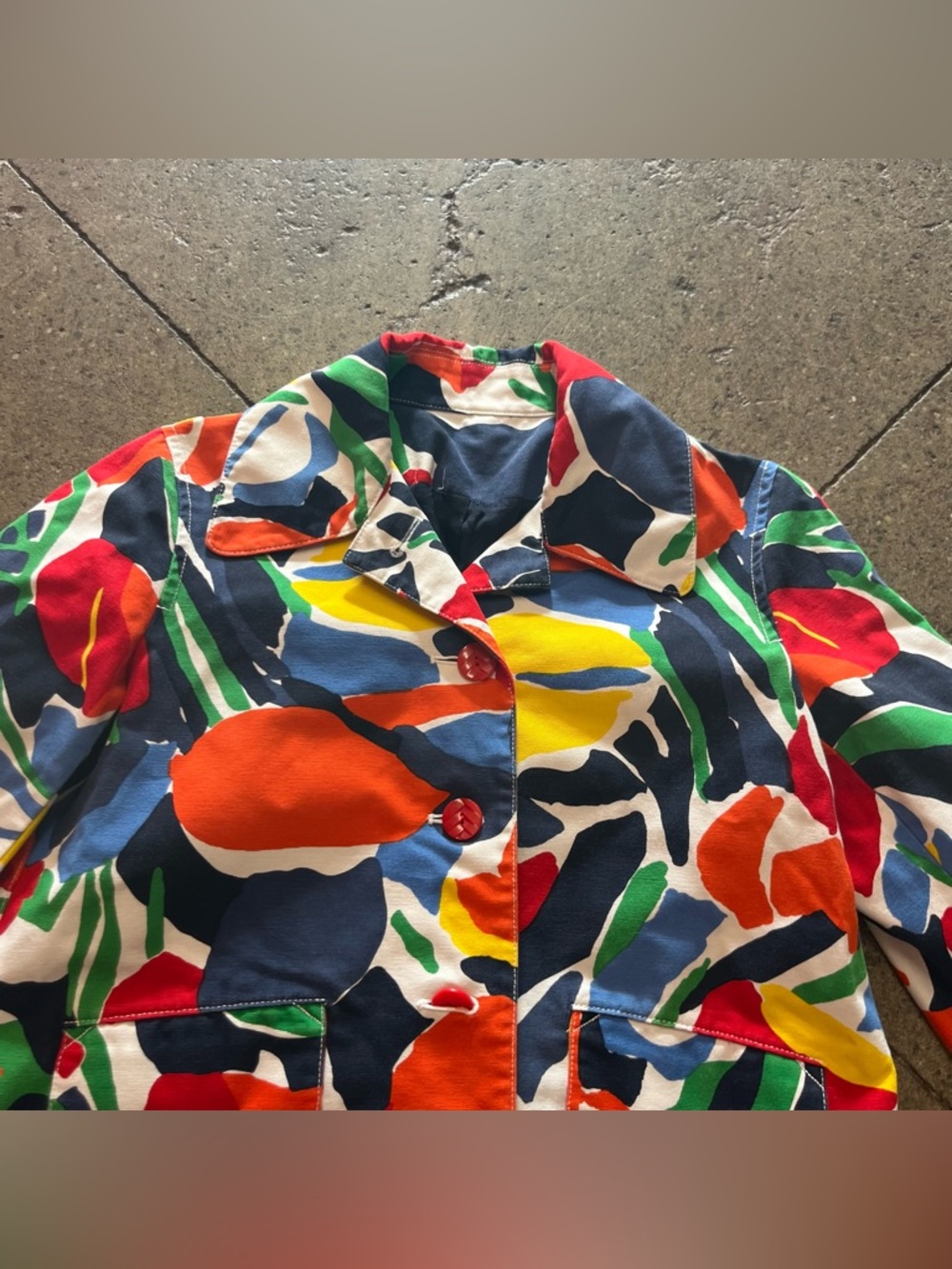 Handmade Abstract Color Blazer - Picture 2 of 7